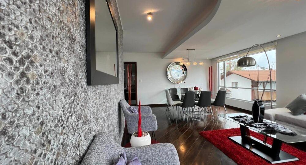 En renta apartamento de tres dormitorios amoblado con vista - Bellavista4