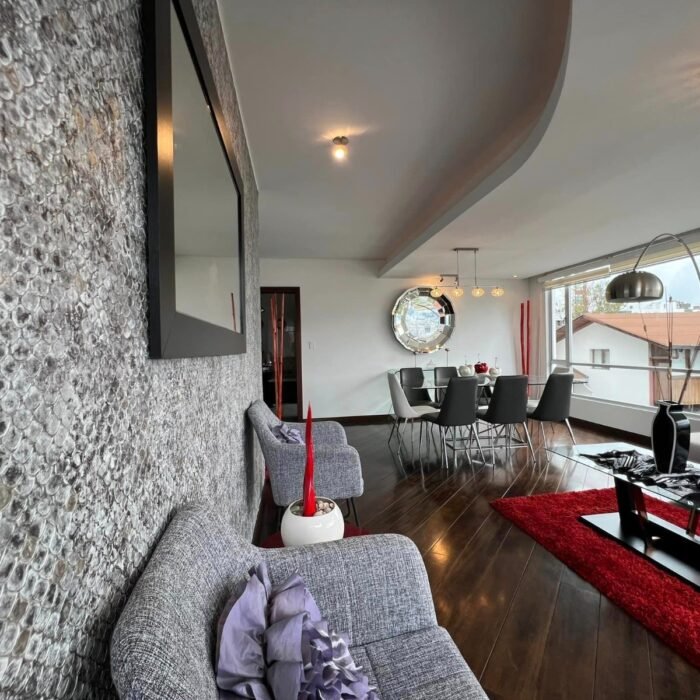En renta apartamento de tres dormitorios amoblado con vista - Bellavista4